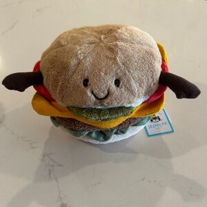 Jellycat Smiling Burger Plush
